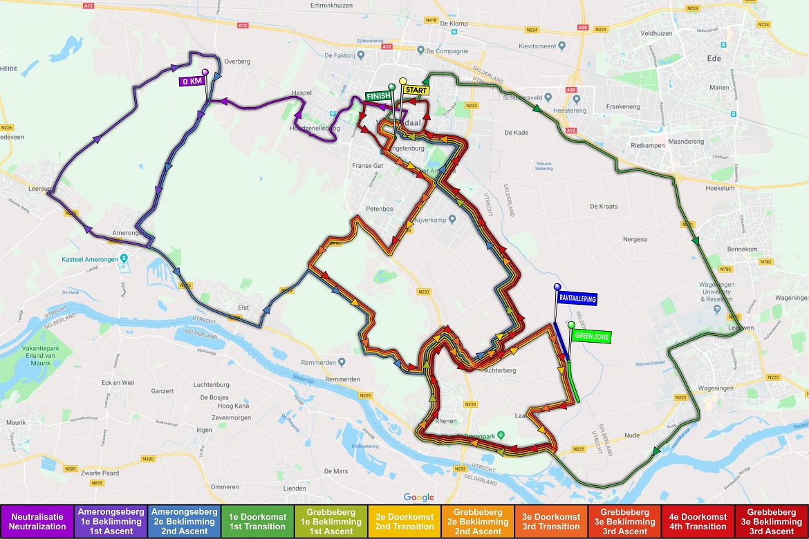 Streckenverlauf Veenendaal-Veenendaal Classic 2019