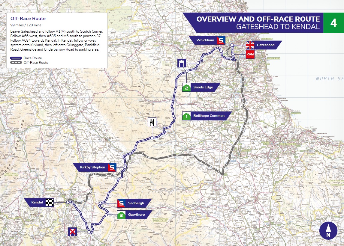 Streckenverlauf OVO Energy Tour of Britain 2019 - Etappe 4