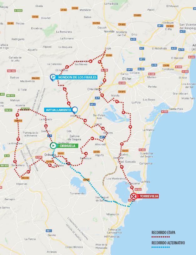 Streckenprofil Volta a la Comunitat Valenciana 2020 - Etappe 3