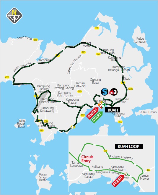Streckenverlauf Malaysian International Classic Race 2020