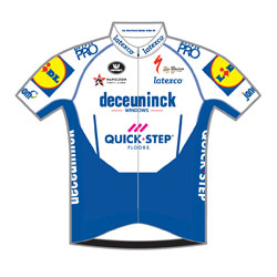 Trikot Deceuninck - Quick Step (DQT) 2020 (Quelle: UCI)