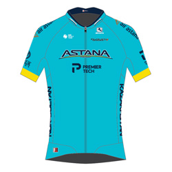 Trikot Astana Pro Team (AST) 2020 (Quelle: UCI)