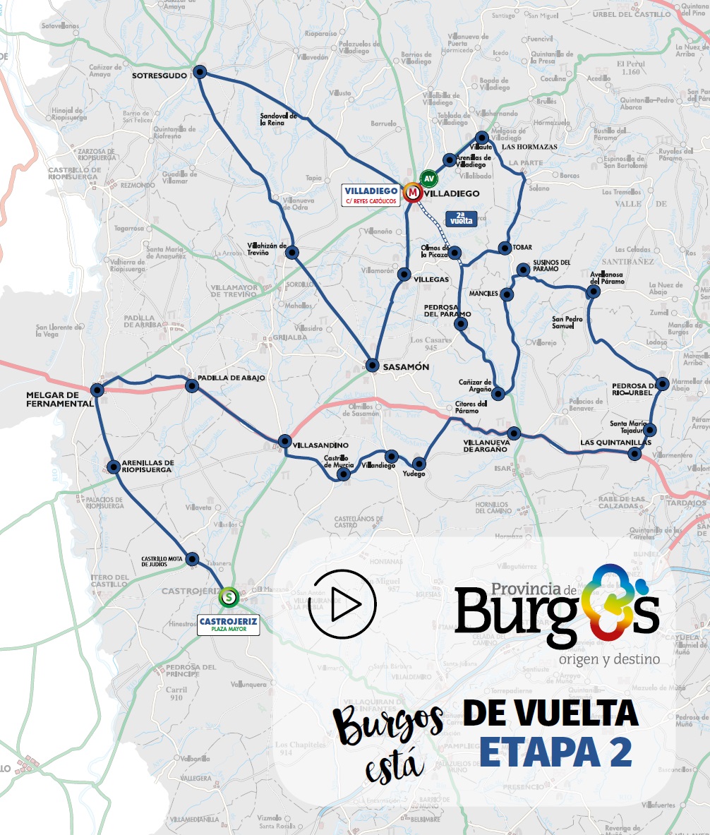 Streckenverlauf Vuelta a Burgos 2020 - Etappe 2