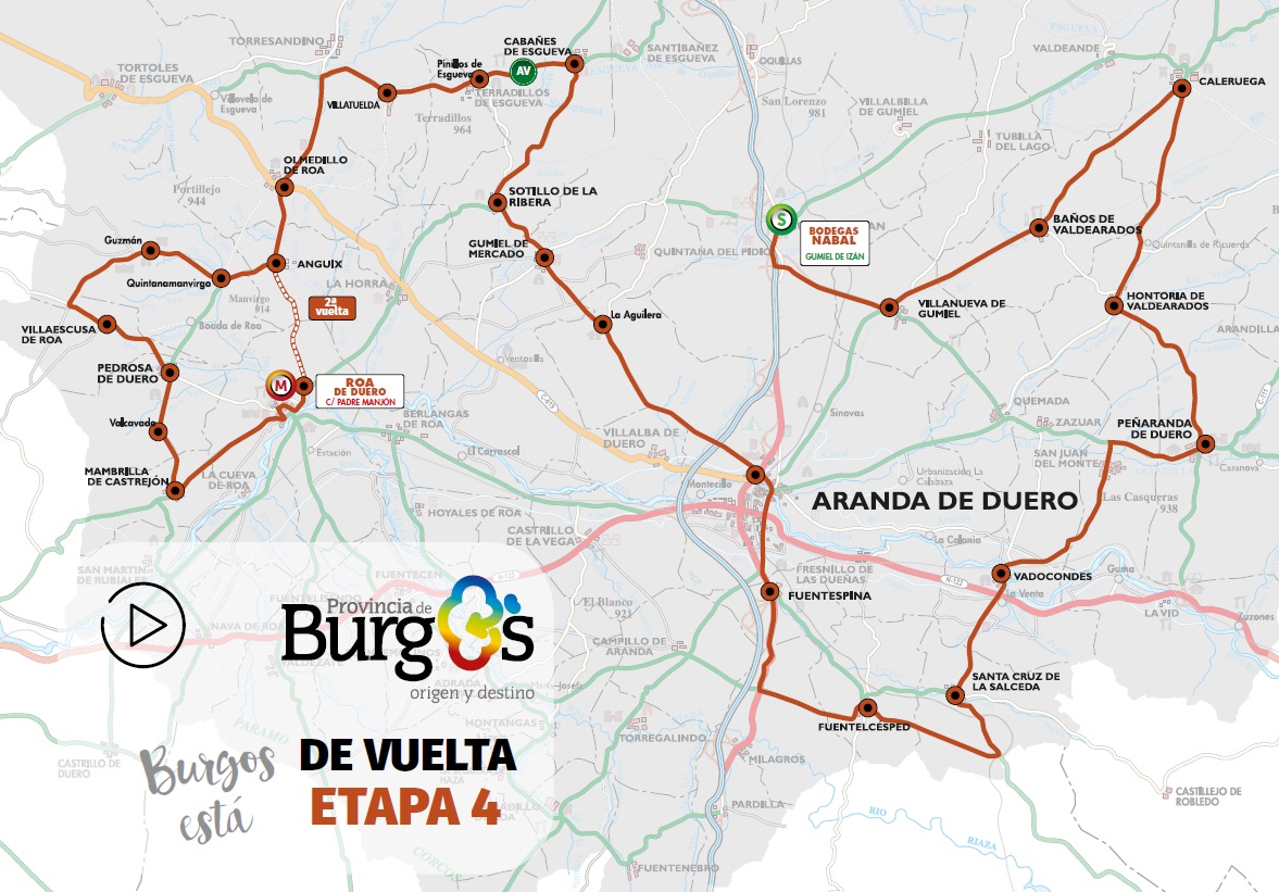 Streckenverlauf Vuelta a Burgos 2020 - Etappe 4