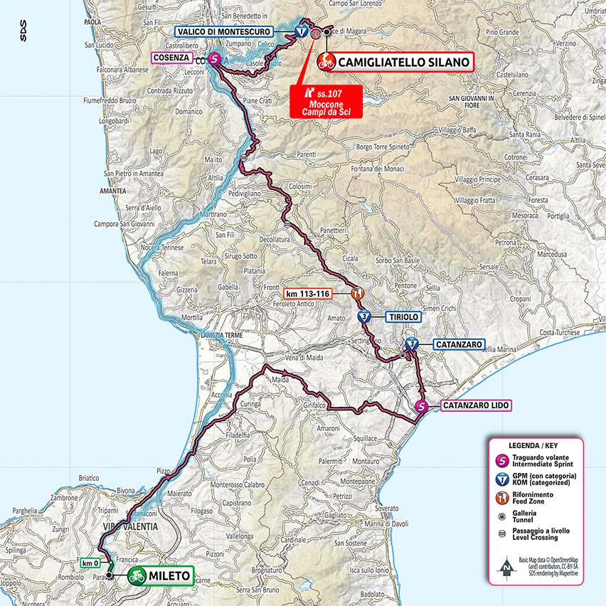 Streckenverlauf Giro dItalia 2020 - Etappe 5