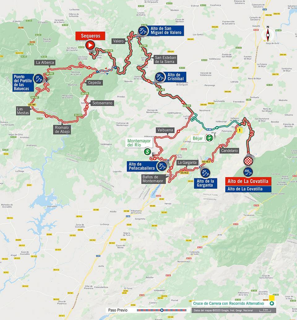 Streckenverlauf Vuelta a Espaa 2020 - Etappe 17