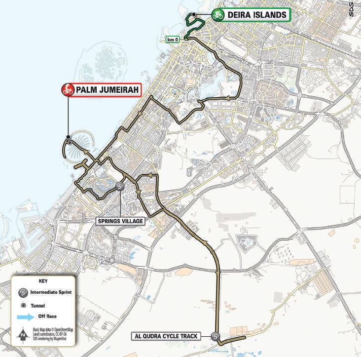 Streckenverlauf UAE Tour 2021 - Etappe 6