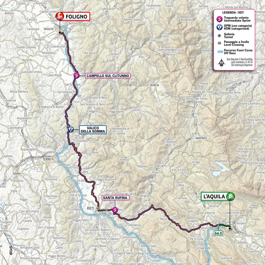 Streckenverlauf Giro d’Italia 2021 - Etappe 10