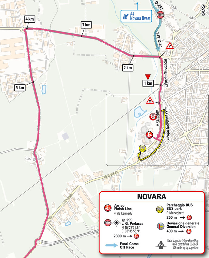 Streckenverlauf Giro dItalia 2021 - Etappe 2, Zielankunft