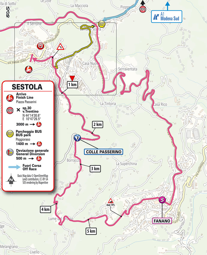Streckenverlauf Giro dItalia 2021 - Etappe 4, Zielankunft