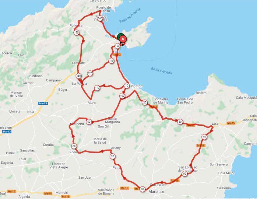 Streckenverlauf Trofeo Alcudia - Port d’Alcudia 2021