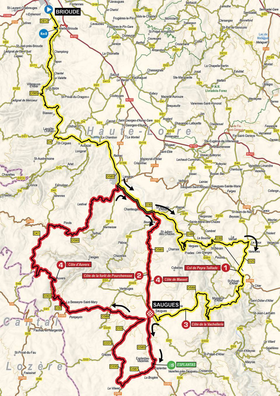 Streckenverlauf Critrium du Dauphin 2021 - Etappe 2