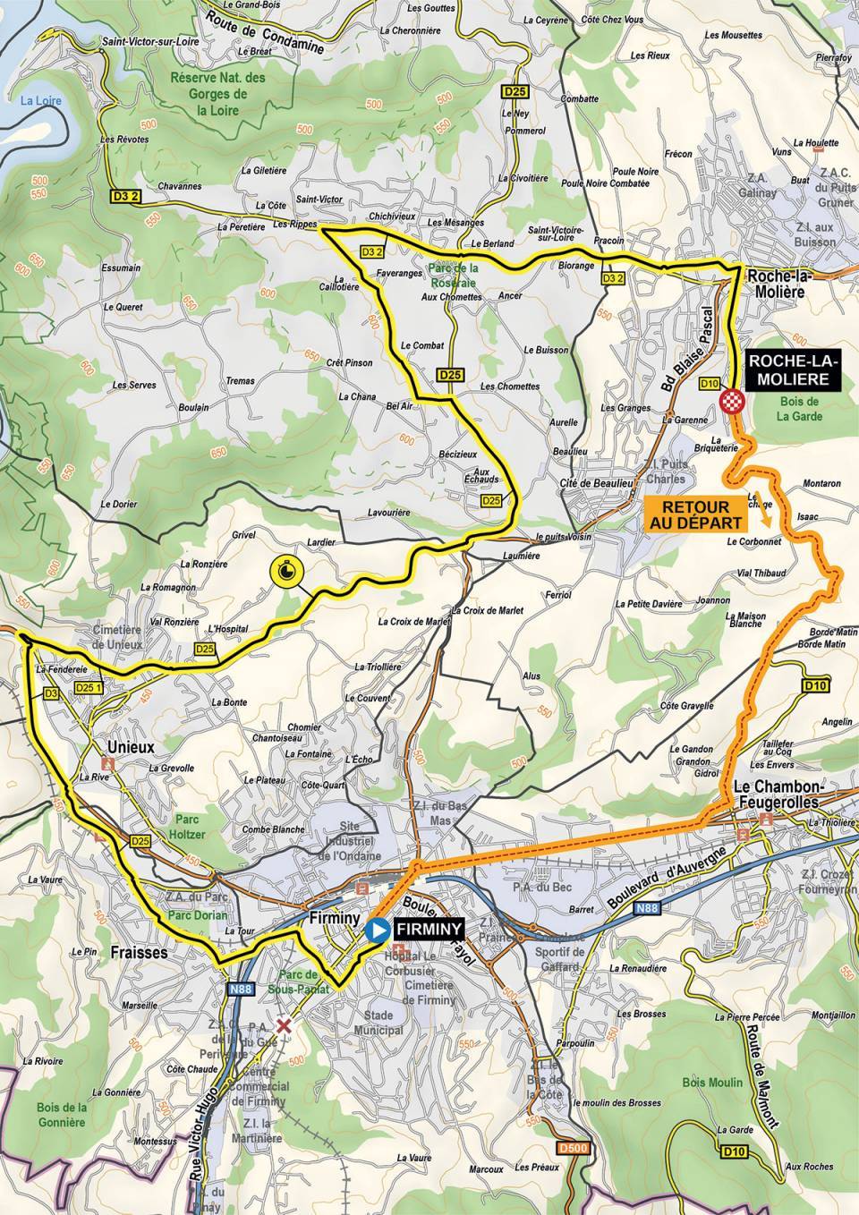 Streckenverlauf Critérium du Dauphiné 2021 - Etappe 4
