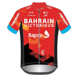Trikot Bahrain Victorious (TBV) 2021 (Quelle: UCI)