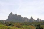 Gewaltige Felsmassive im Naturpark von Montserrat