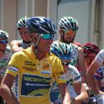 Der Fhrende in der Gesamtwertung Matteo Carrara (Team Vacansoleil) vorm Start zur 4. Etappe Circuit Lorraine