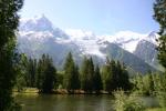 Blick auf die fantastische Gletscherwelt des Mont Blanc-Massiv`s