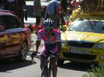 Tour de France - Spitzenreiter  Simon Spilak auf dem Weg nach Verbier
