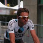 Tour de France - am Start der 16. Etappe in Martigny - ab dieser Etappe wieder im Teamtrikot - der ehemalige Gesamtfhrende Rinaldo Nocentini