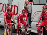 Giro di Lombardia - Christophe Kern, Sbastien Minard und Maryan Hary kurz vorm Start zum letzten Rennen als Protour-Team in Varese