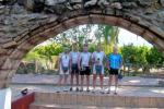 Hanspeter mit seiner Sportgruppe an der Wasserstelle in Gata de Gorgos