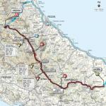 Streckenverlauf Giro dItalia 2010 - Etappe 11