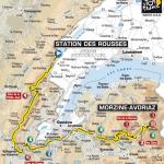 Streckenverlauf Tour de France 2010 - Etappe 8