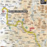 Streckenverlauf Tour de France 2010 - Etappe 11