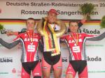 Die drei besten U23-Zeitfahrer - Michel Koch, Marce Kittel, Michael Weicht ( LiVE-Radsport.com)
