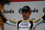Tour de Suisse 8. Etappe - Maxime Monfort wird in Liestal als kmpferischster Fahrer des Tages geehrt