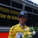 Tour de Suisse 9. Etappe - Gesamtsieger Frnk Schleck nach dem Rennen