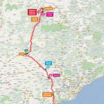 Streckenverlauf Vuelta a Espaa 2010 - Etappe 11