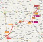 Streckenverlauf Vuelta a Espaa 2010 - Etappe 18