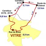 Streckenverlauf Route Adlie de Vitr 2011, 2. Rundkurs