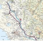 Streckenverlauf Giro dItalia 2011 - Etappe 6