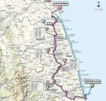 Streckenverlauf Giro dItalia 2011 - Etappe 11