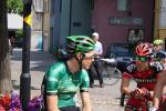 Tour de Romandie - 1. Etappe - kleiner Plausch zwischen zwei Ex-Teamkollegen am Start in Martigny - Christophe Kern und Amael Moinard