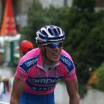 Tour de Romandie - 1. Etappe - der 2. der Etappe, Oleksandr Kvachuk kurz vor dem Ziel in Leysin