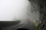 nebelreiche berfahrt zum Col de Soulor