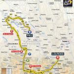 Streckenverlauf Tour de France 2011 - Etappe 13