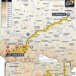 Streckenverlauf Tour de France 2011 - Etappe 12