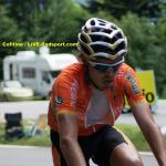 Criterium du Dauphin - 6. Etappe - Olympiasieger Samuel Sanchez auf dem Weg nach Le Collet dAllevard