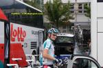 Tour de Suisse - 3. Etappe - Andre Greipel gut gelaunt am Start in Brig-Glis