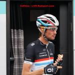 Tour de Suisse - 3. Etappe - Frnk Schleck strkt sich in Brig-Glis noch einmal vor dem Start der schweren Etappe nach Grindelwald