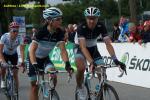 Tour de Suisse - 8. Etappe - Linus Gerdemann und Jens Voigt nach der Etappe in Schaffhausen