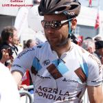 Tour de Romandie 4. Etappe - Jean-Christophe Peraud am Start in Bulle