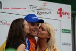 Tour de Romandie 4. Etappe - so sehen Sieger aus - Etappensieger Luis Leon Sanchez geniet sie Siegerksschen