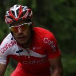 Critrium du Dauphin 7. Etappe - Leonardo Duque im Anstieg zum Col du Corbier