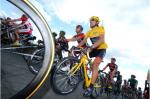 Fabian Cancellara bleibt weiterhin im Gelben Trikot der Tour de France (Foto: letour.fr)