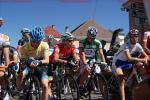 Tour de l'Ain 5. Etappe - die Trikottrger kurz vorm Start in St. Claude